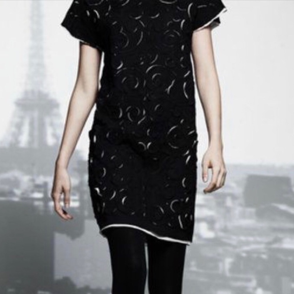 Catherine Malandrino Cut-Out Appliqués Dress